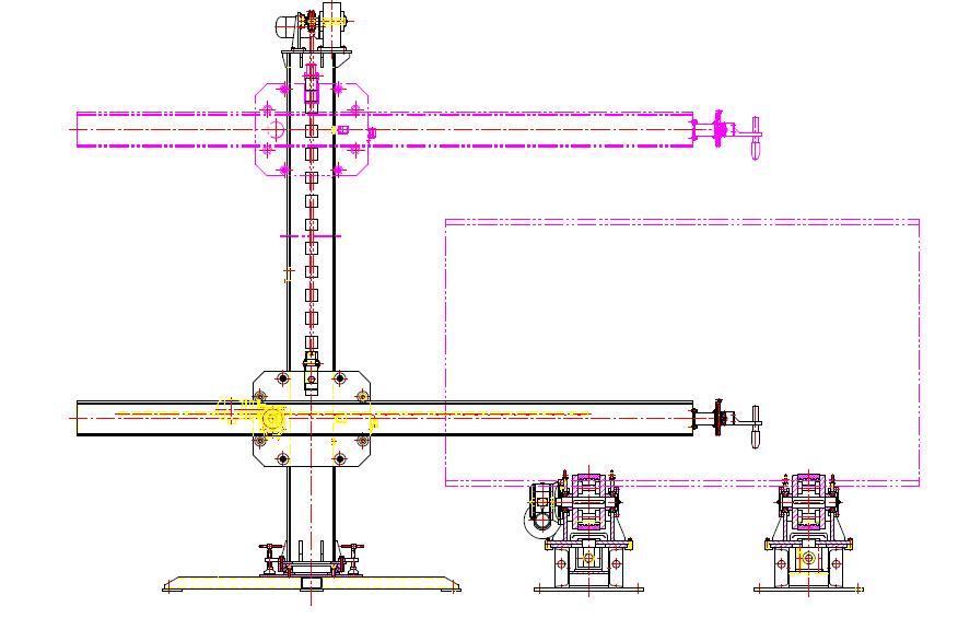 Welding Column Boom Machine