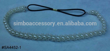 2016 new pearls weaving headwrap,pearls weaving hairband,handmade beaded hairband,hair accessories,hair jewelry,hair ornament