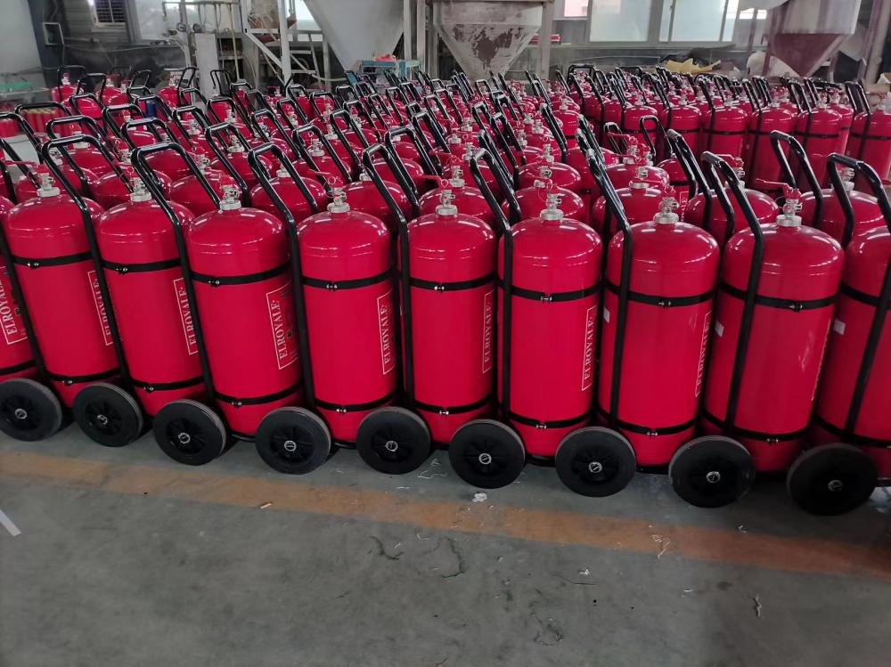 25Kg Powder Trolley Fire Extinguisher Welding Type