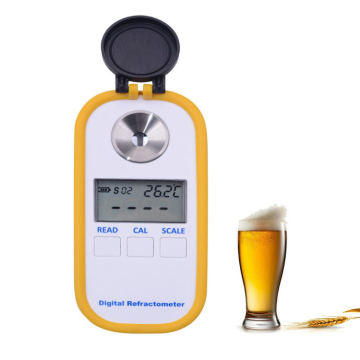 Portable Digital Refractometer: Accurate Brix Measurement for Wine, Brewing, and Winemaking - 0-45% Range