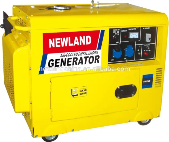 Hot sale 3KW-10KW Air-cooled Single phase 220V 5KW silent diesel generator