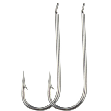 Taigek Long Shank Tinning Single Carbon Steel Fishing Hook 7 # - 20 #