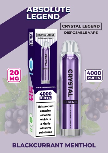 crystal menthol vape 4000 puffs Crystal Pro Max 4000 Puffs Fresh Mint