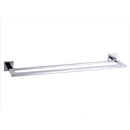 Grey Bathroom Sanitary Ware Double Towel Bar Accessories