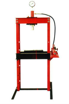 12T Hydraulic shop press W GAUGE