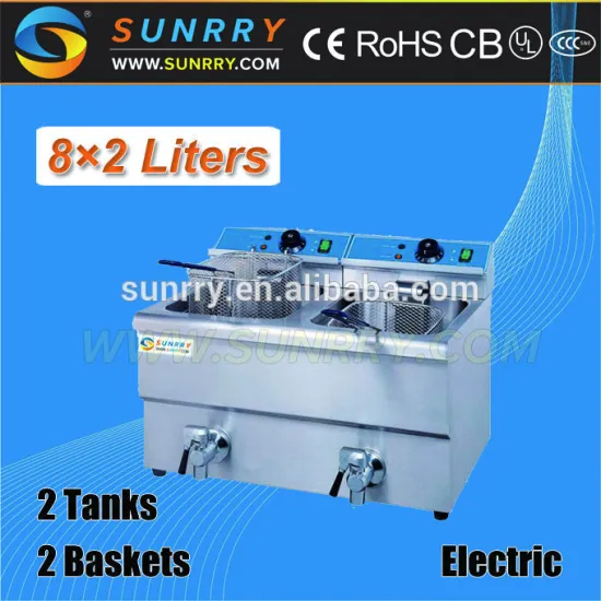 High Quality Counter Top type Stainless Steel Electric Potato Twist Deep Fryer