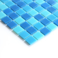 Erimiş cam saf renkli mozaik yüzme havuzu karoları