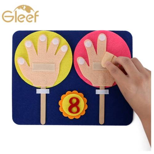 Finger Counting Early Teaching Toy Felt Math toys