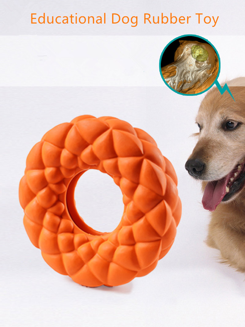 Natural Rubber Dog Chewy Toy