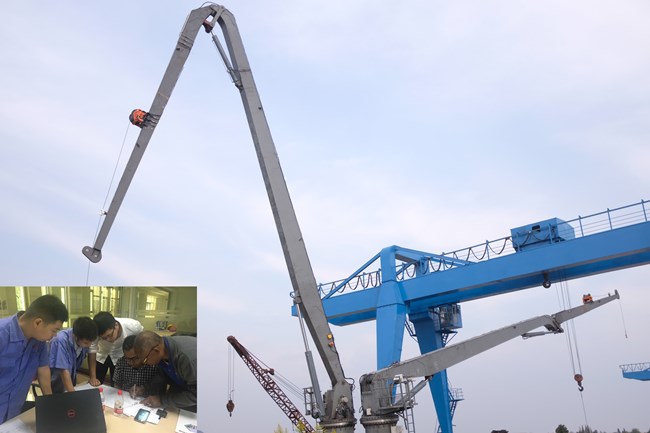 1T30M-Knuckle boom crane