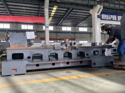 CK6152E Lathe with FANUC Electric Turret