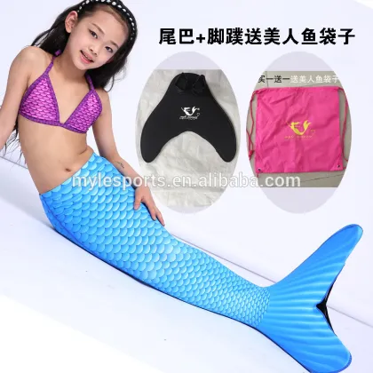 1 piece swimwear children swimwear Mermaid Tail Swimming