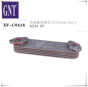 excavator 6D34 oil cooler