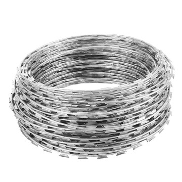 Çit Güvenliği için Galvanizli BTO-22 Jilet dikenli tel