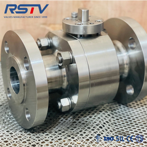 API Industrial Flutuating Forged Flange Ball Valve