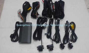 Seamless 360 Degree Car Reverse Camera Kit Aerial View Monitor With 580tvl Resolution
