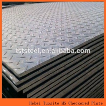 1.8~8.0mm thick hot rolled ms mild carbon steel checker plate