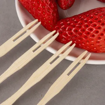 Forchette e spiedini da frutta usa e getta di alta qualità