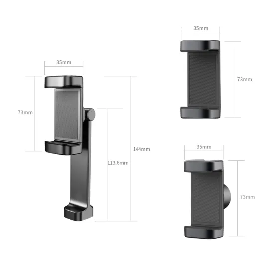 Universal Phone Clips for Ring Light and Tripod Holders - Ideal for Live Stream Selfies