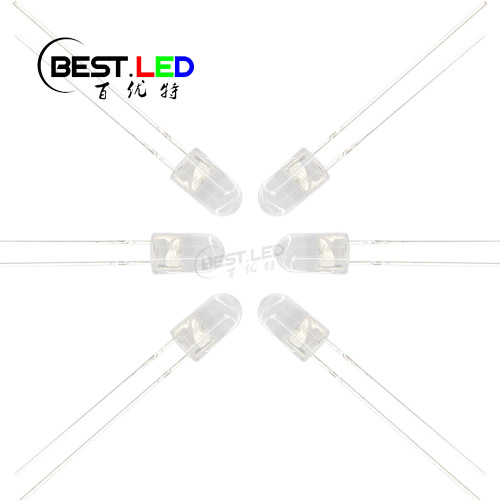Super Bright 5mm Orange LED 600nm without Collar