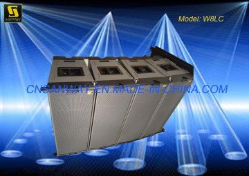 Single 12" Neodymium Line Array Cabinet Box Speaker System (W8LC)