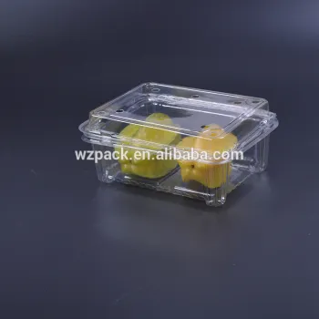 Wholesale High Grade PET Disposable plastic Box For Food Fruit Snack