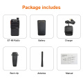 Best Sell Ecome ET-66 Long Range UHF Radio Radio Radio Office Walkie Talkie 4 Package