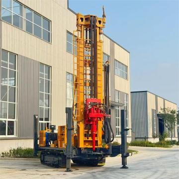 High Performance Full Hydraulic Rotary Water Well Drilling Rig for 300m 400m 500m Depths