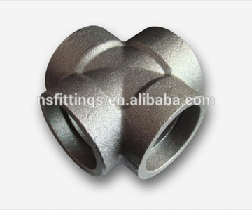F91 forged ASME B16.11 cross sw pipefittings class3000/6000 stainless steel