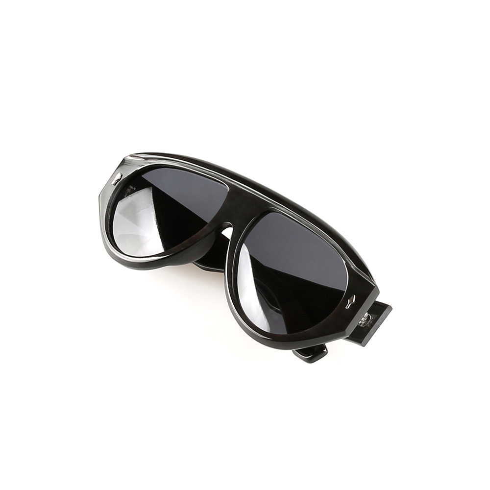 Aviator Large Frame Buffalo Horn Sunglasses