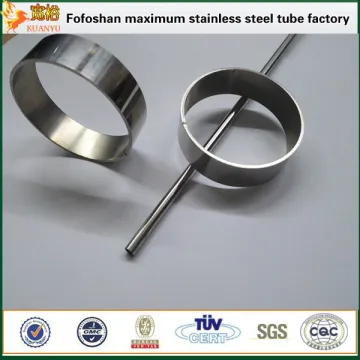 tp304 kecil diameter stainless steel welded pipa with 400 grit polishing