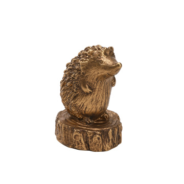 Autumn Thanksgiving Decor Polyresin Hedgehog Dercoration Autumn Gifts Manufactory