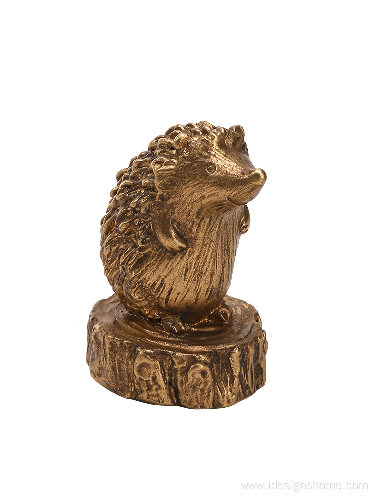 Polyresin Hedgehog Dercoration Autumn Gifts