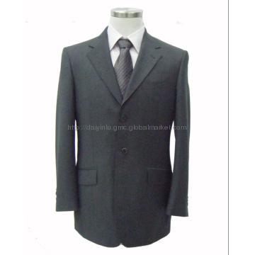 two buttons men\'s wool business suit