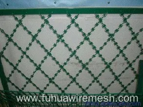 Razor Barbed Mesh (PVC coated)