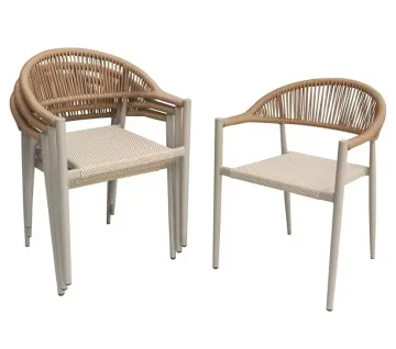 Outdoor PE Rattan Garden Aluminum Chair