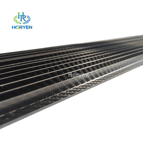 Leichtes Kohlefaser -L -Formwinkelstangenprofil