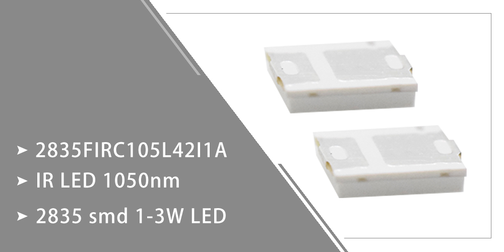 2835FIRC105L42I1A 3W IR 1050nm High Power LED 2835 SMT