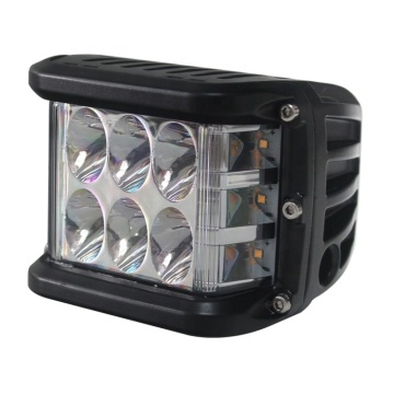 Square 3.8" 36w Led work light with side lights ,high performance offroad ATV UTV LED driving light