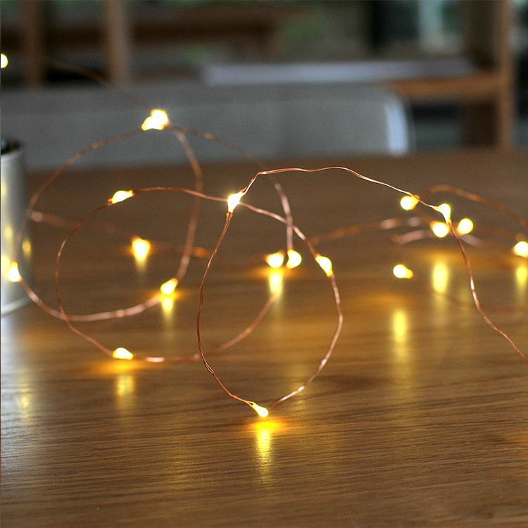 led copper wire light