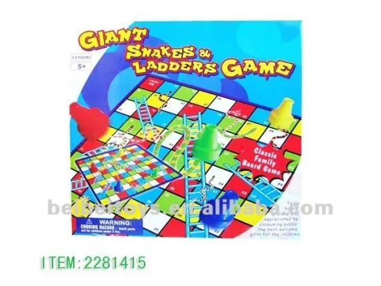 Chess Game / Plastic Snakes and Ladders Game