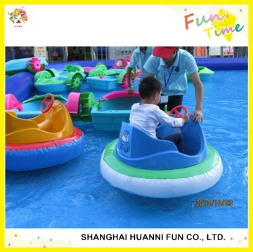 CE and ASTM Inflatable Cartoon electric bumper boat for kids