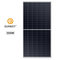 Solar Mono Panel 550 W Meio corte de alta eficiência