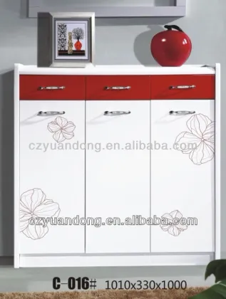 Modern shoe cabinet at home