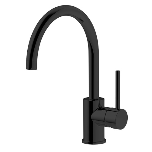 Brass Brushed Nickel Kitchen Faucet 1 Hole