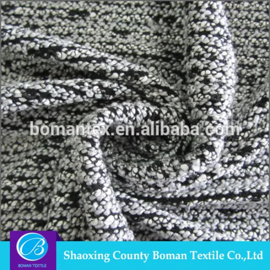 2016 fashion silver knit fabric in autumn and winter