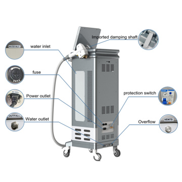 High End 808nm Diode Laser 755 808 1064 Hair Removal 755+ 808+1064nm Diode Laser Machine