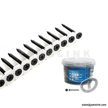 Viszonteladó műanyag vödör süllyesztett csavarfejű süllyesztett gipszkarton csavarok deszkázat rétegelt lemez aljzat vállalkozóhoz