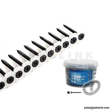 Jual semula plastik baldi countersunk screw kepala siram dikumpulkan skru drywall untuk decking plywood subfloor contractor