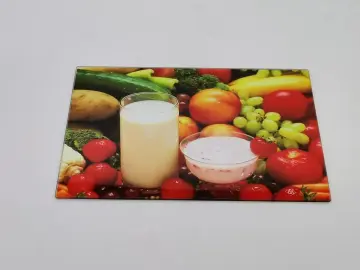 20*30cm rectangle tempered glass chopping board